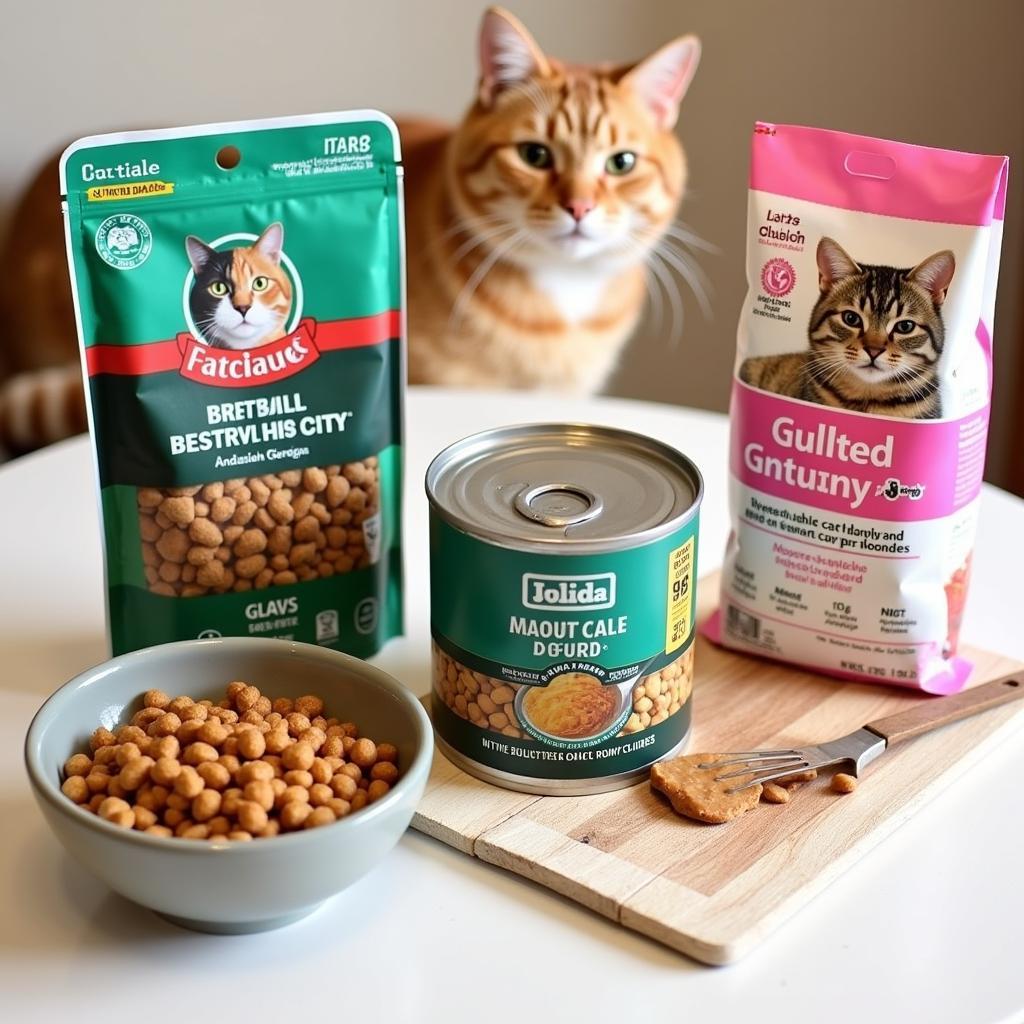 Variety of Cat Food Options Containing Powdered Cellulose 