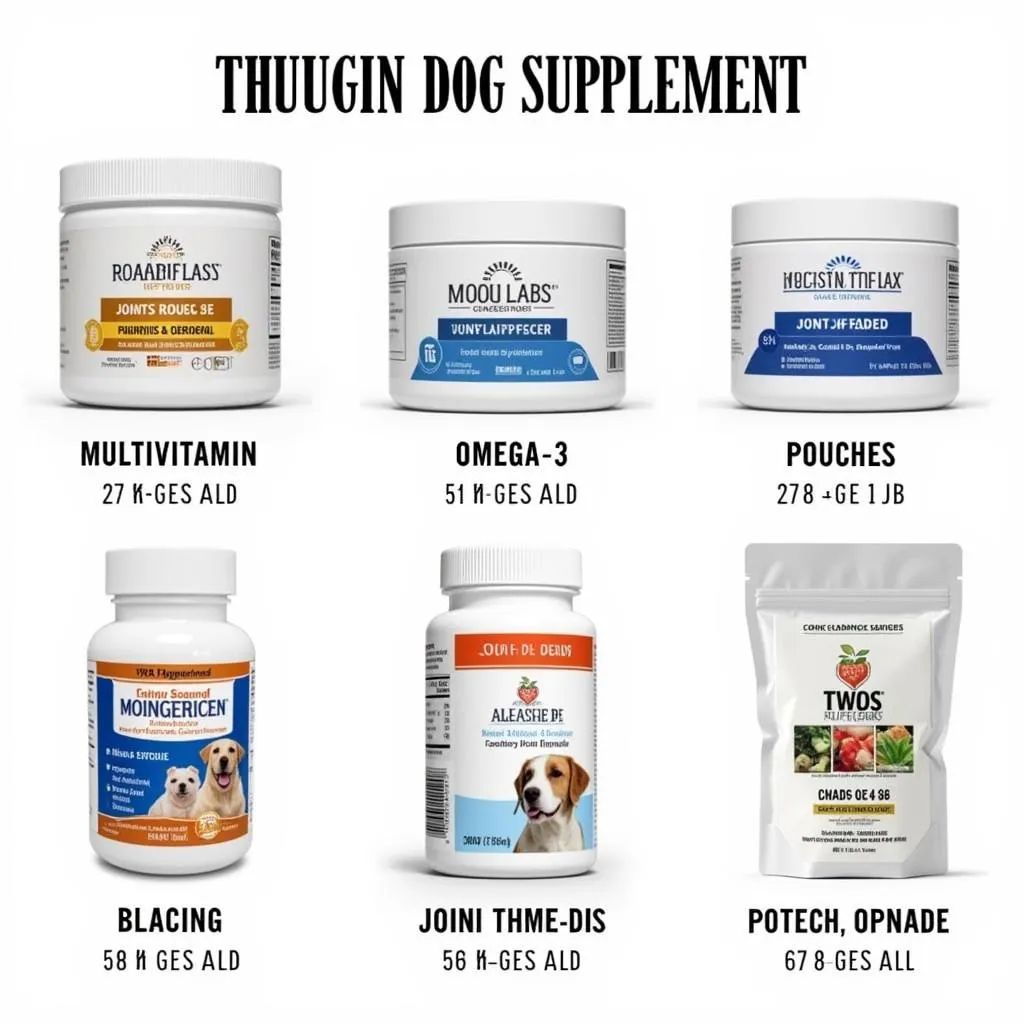 Different Types of Dog Supplements