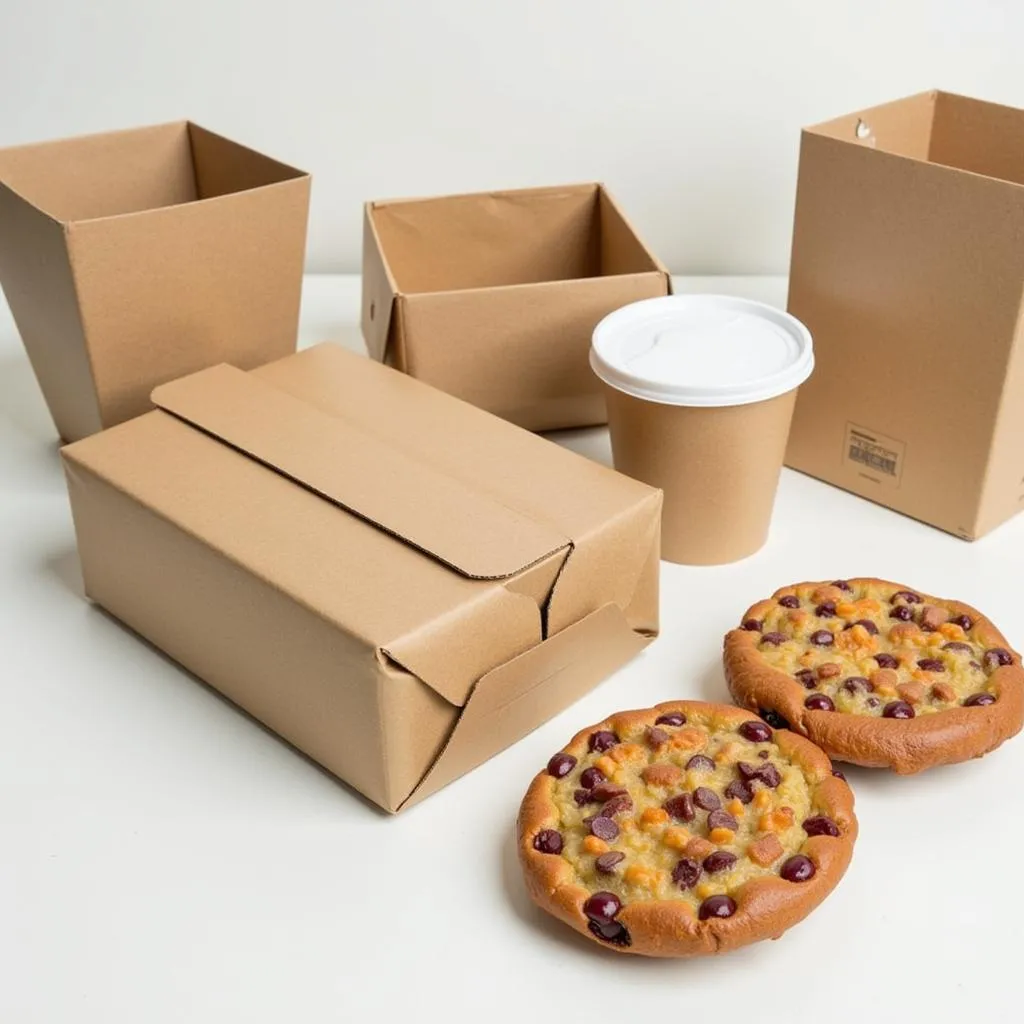 Various eco-friendly food packaging options