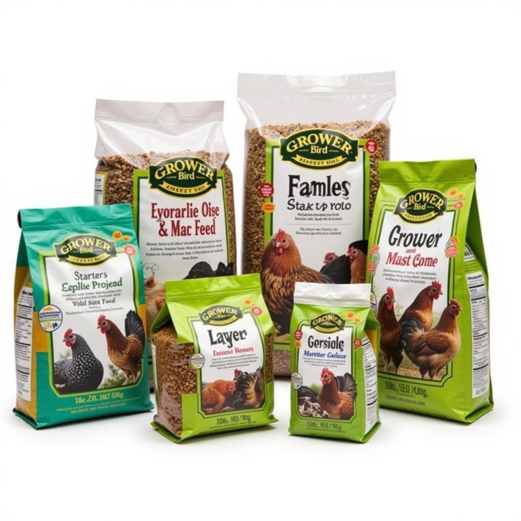 Various Game Bird Feed Options