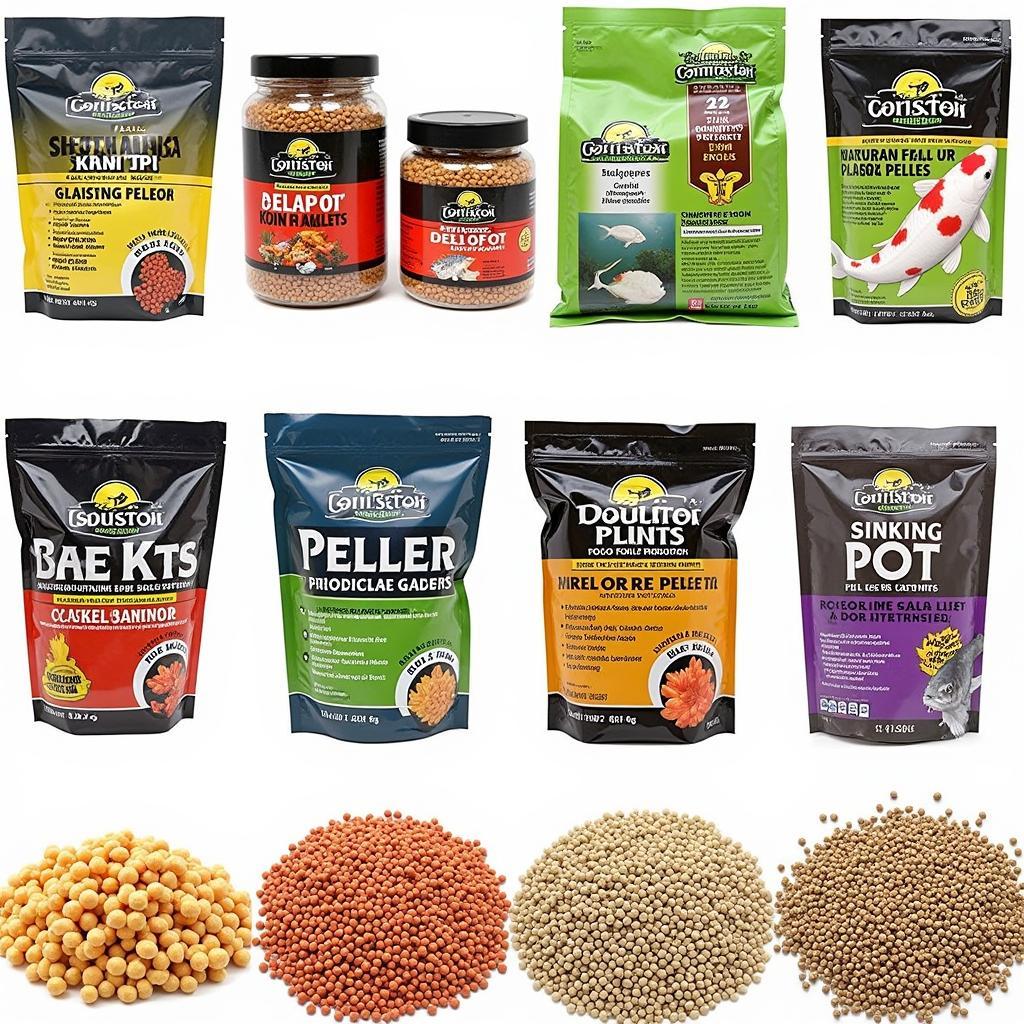 Variety of Koi Food Pellets for Optimal Nutrition