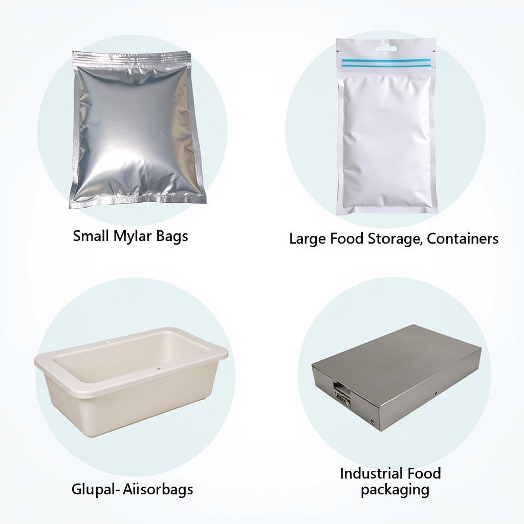 Different types of oxygen absorbers for various food storage needs