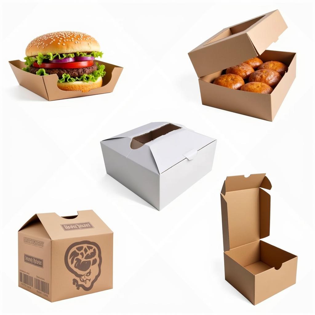 Various Paper Food Box Designs for Different Food Types