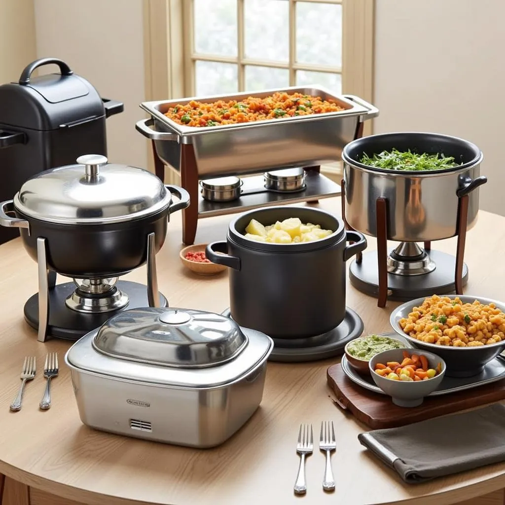 Variety of Pot Food Warmers