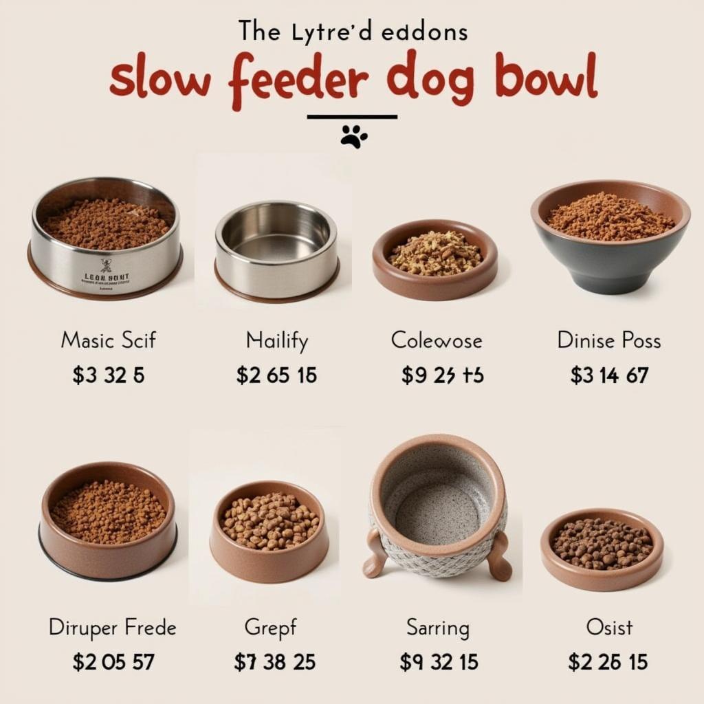 Types of Slow Feeder Dog Bowls