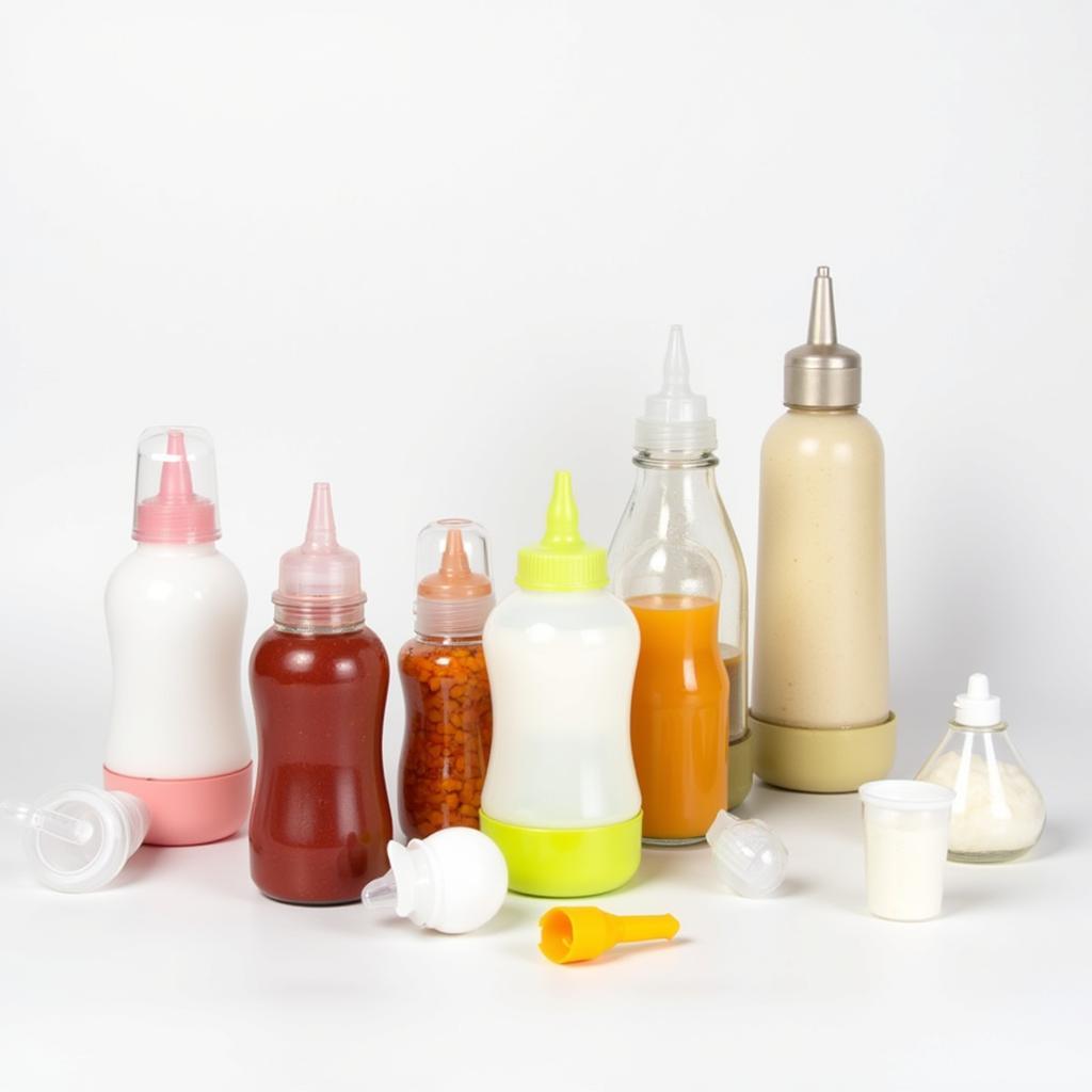 Variety of Squeeze Bottles for Different Food Applications