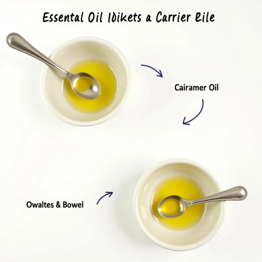 Always dilute essential oils in a carrier oil before adding them to food.