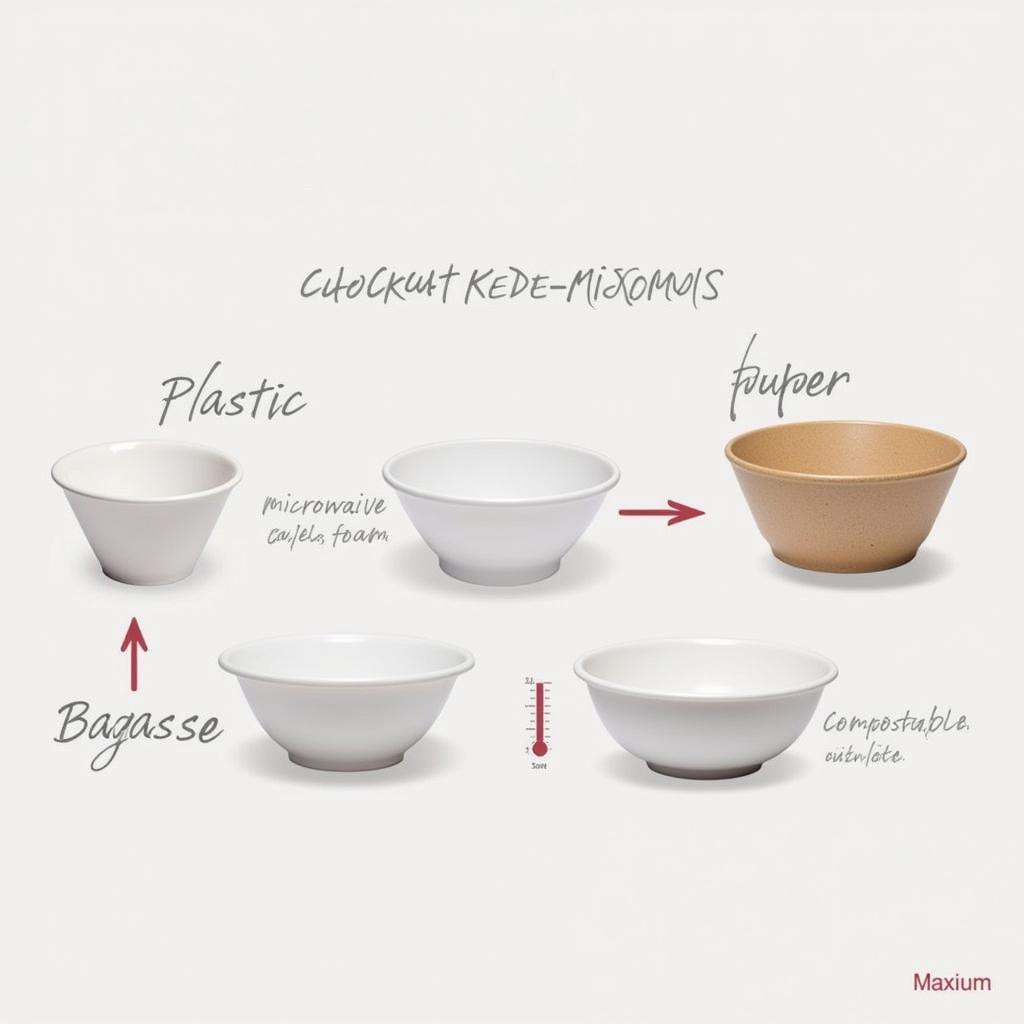 Comparing Different Materials for Disposable Hot Food Bowls