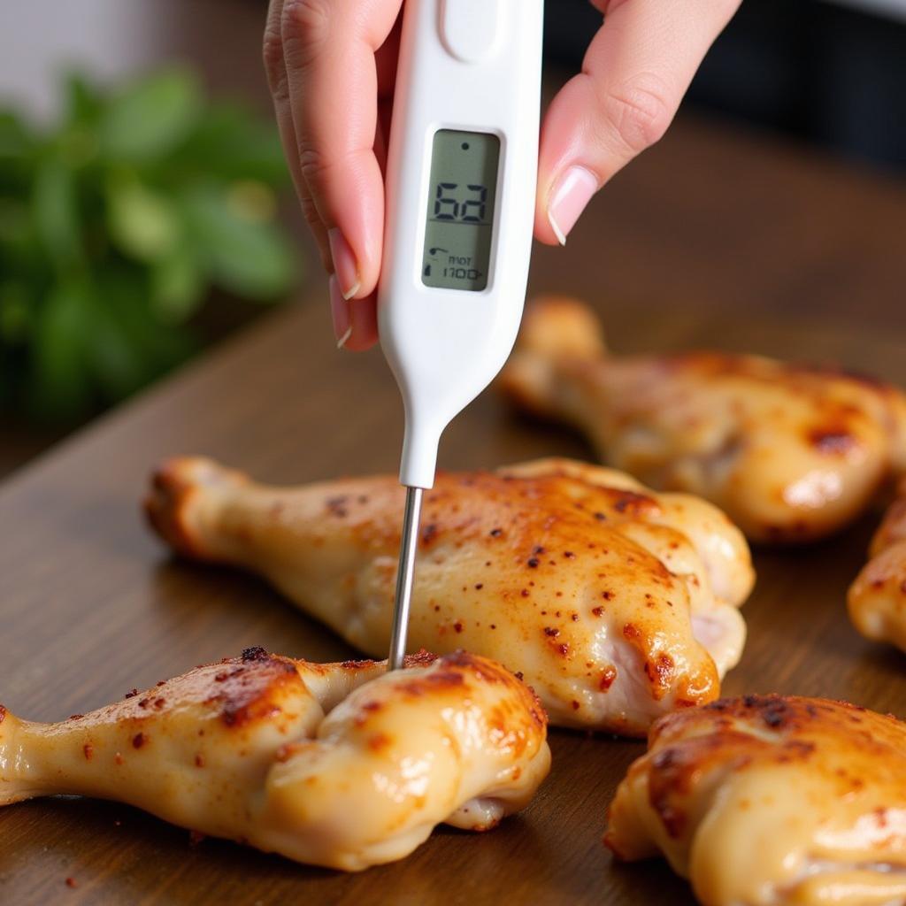 Reading a Disposable Food Thermometer