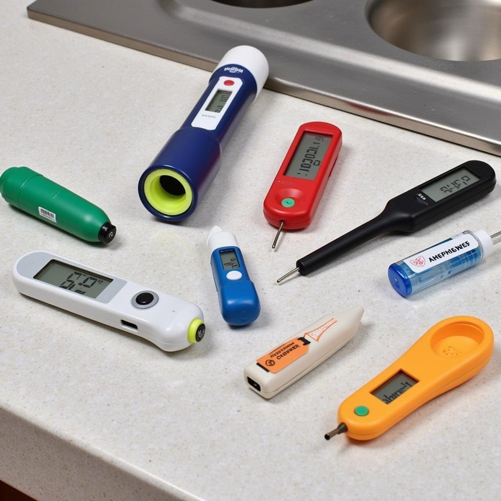 Variety of Disposable Food Thermometers