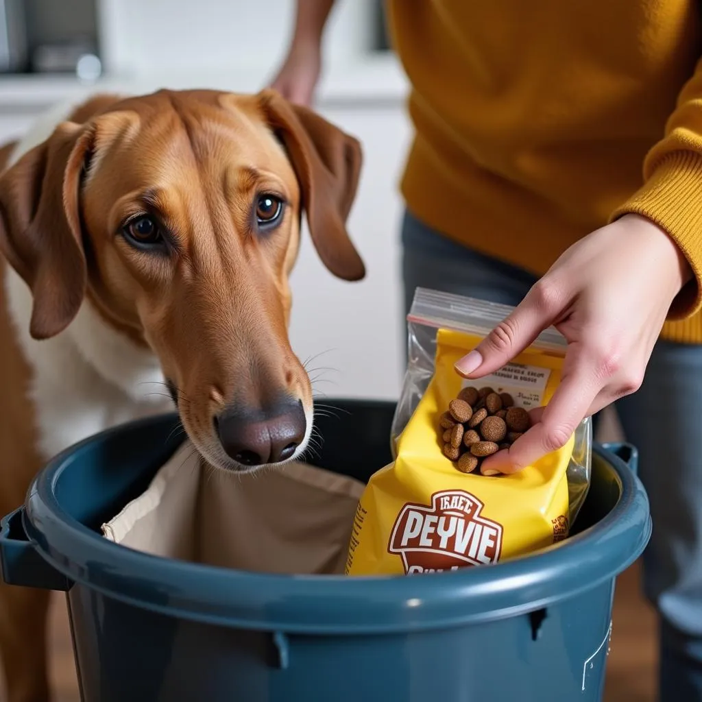  Safely disposing of recalled Chicken Soup for the Soul dog food