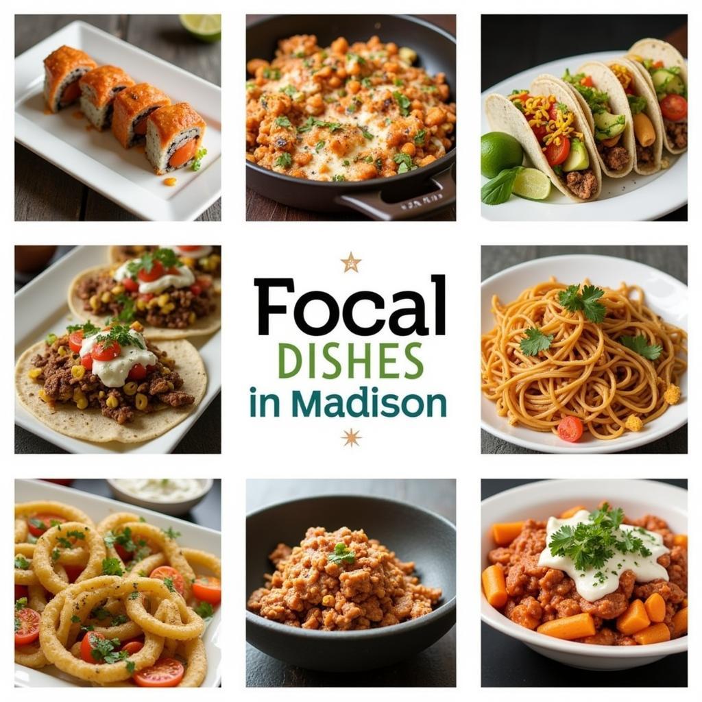 Diverse international cuisine options in Madison