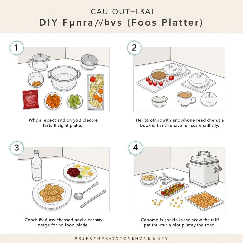 Assembling a DIY Sympathy Food Platter