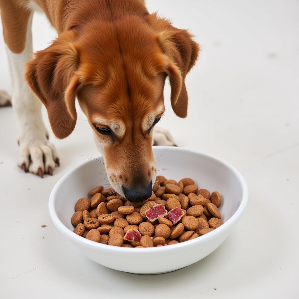 Dog Transitioning to Raw Food