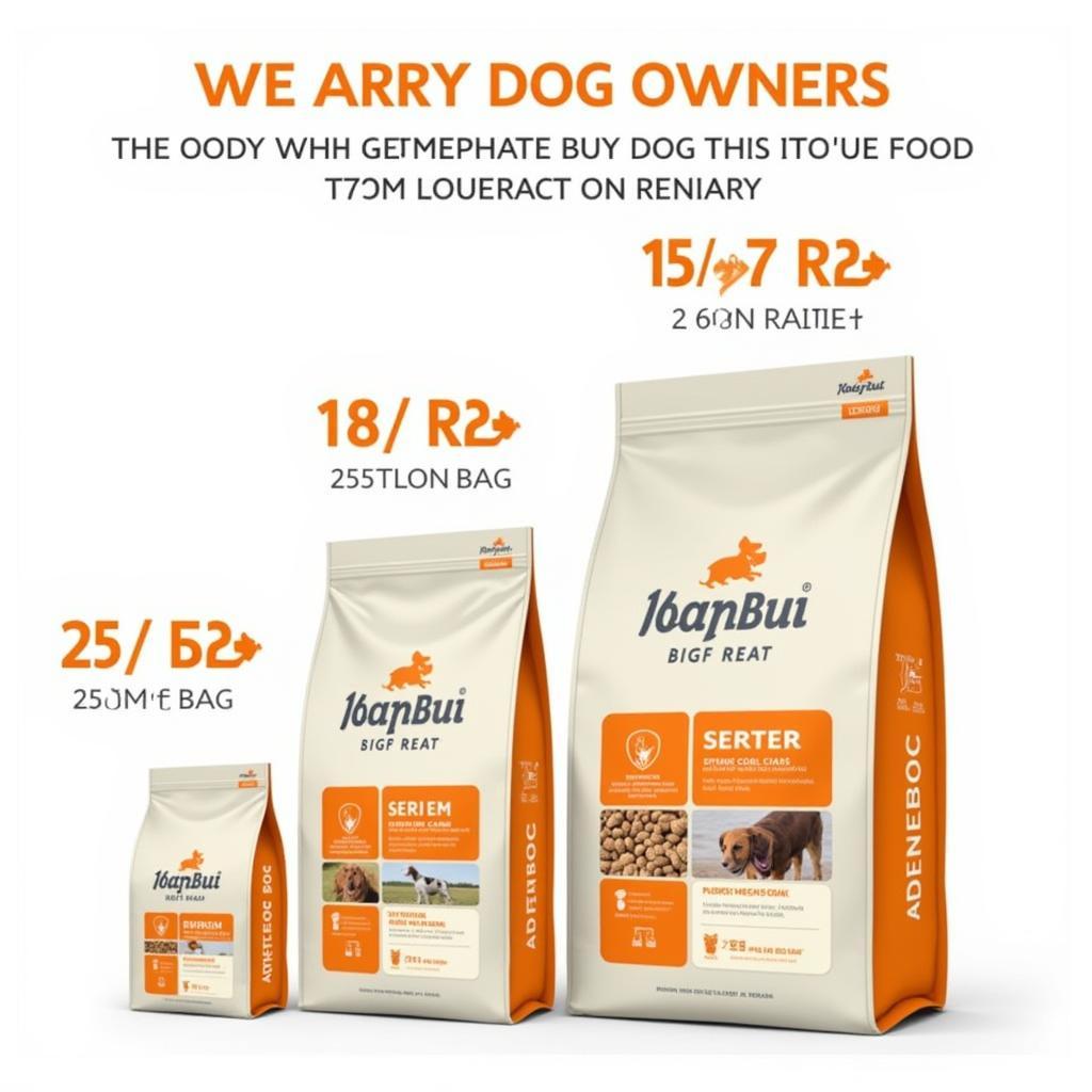 Different Dog Food Bag Sizes