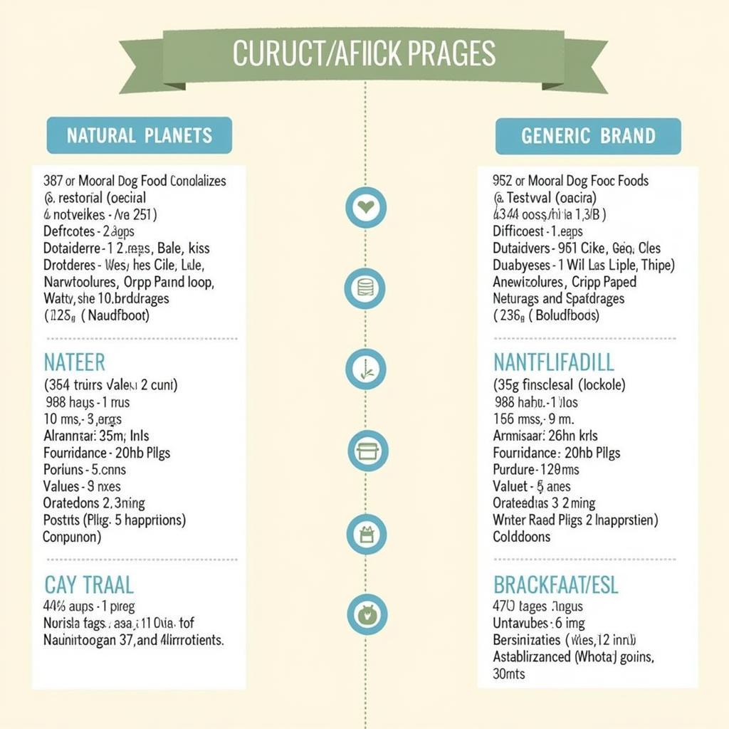 Comparing Dog Food Labels