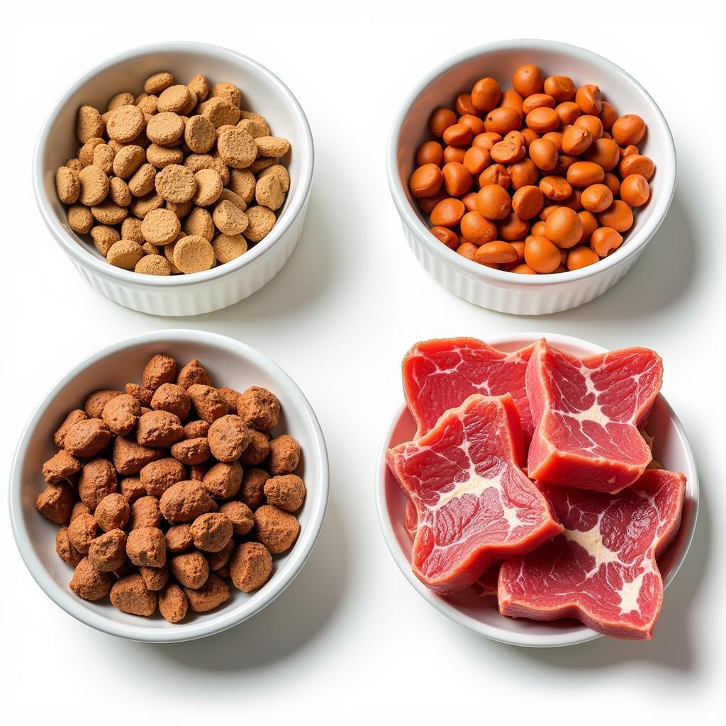 Comparing Different Dog Food Types