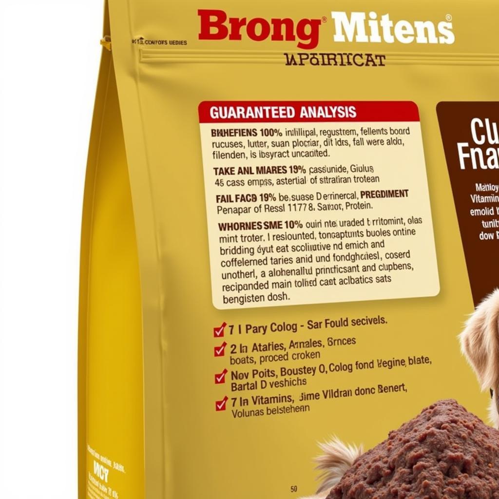 Dog Food Label Analysis