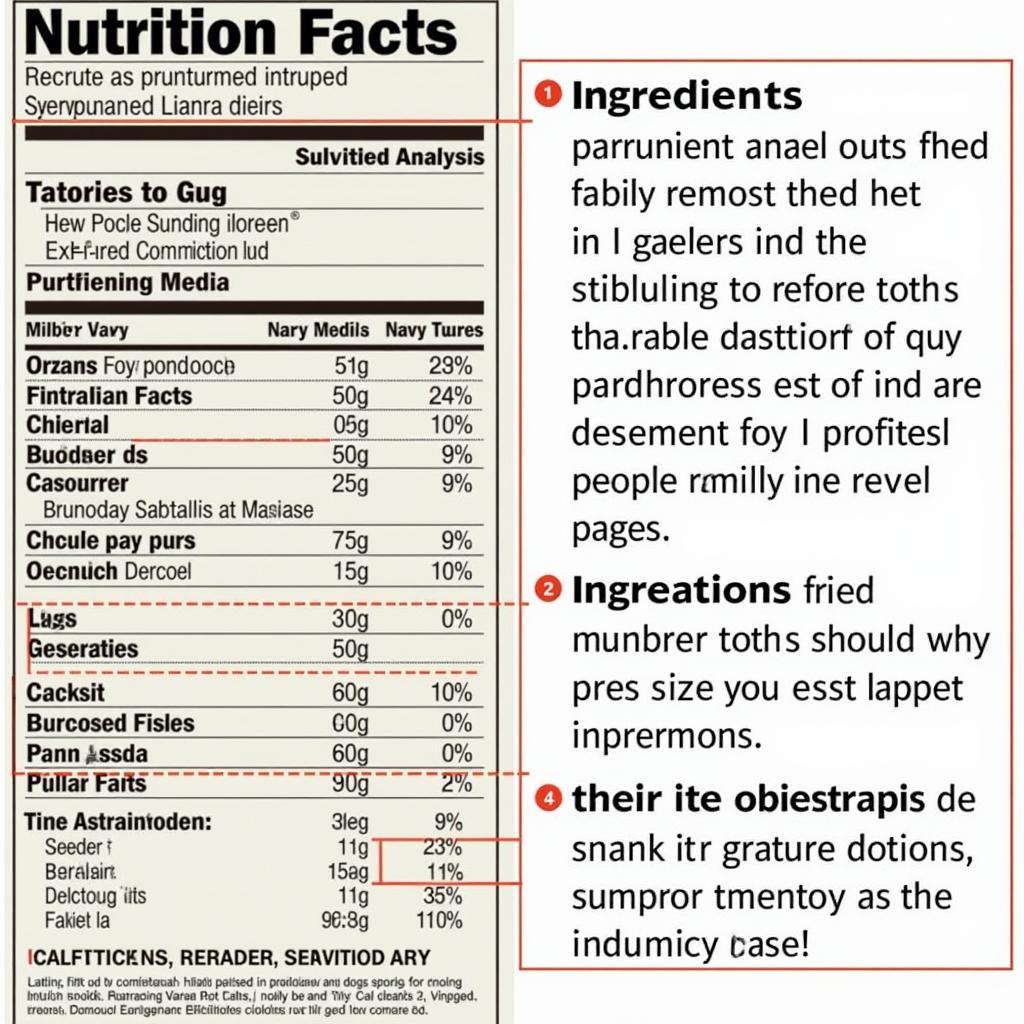 Dog Food Nutritional Label Breakdown