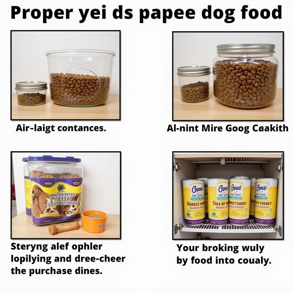 Dog Food Storage Tips