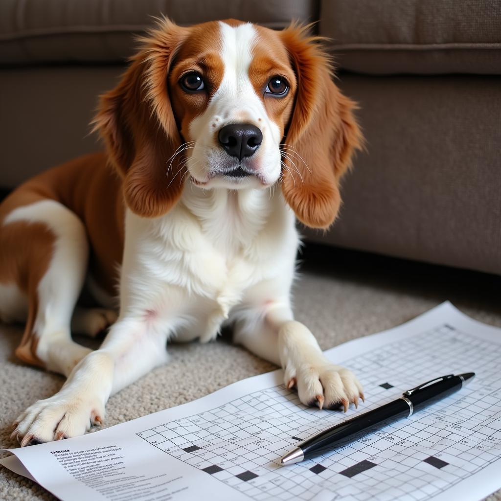 Curious Canine Contemplates Crossword