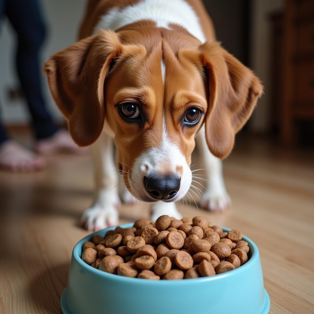 Dog Refusing Food