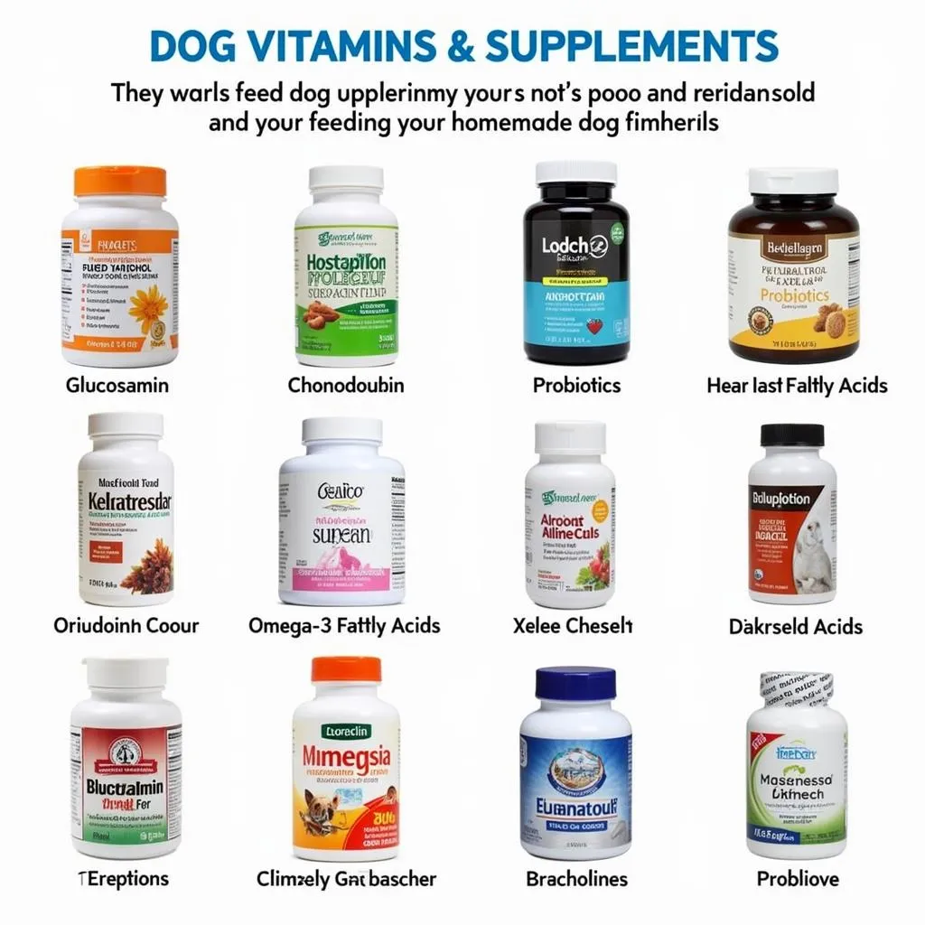 Dog Vitamins for Homemade Dog Food