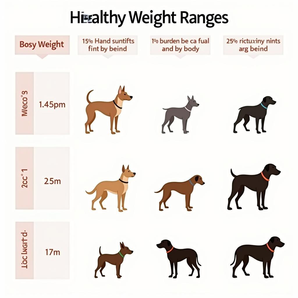 Dog Weight Chart