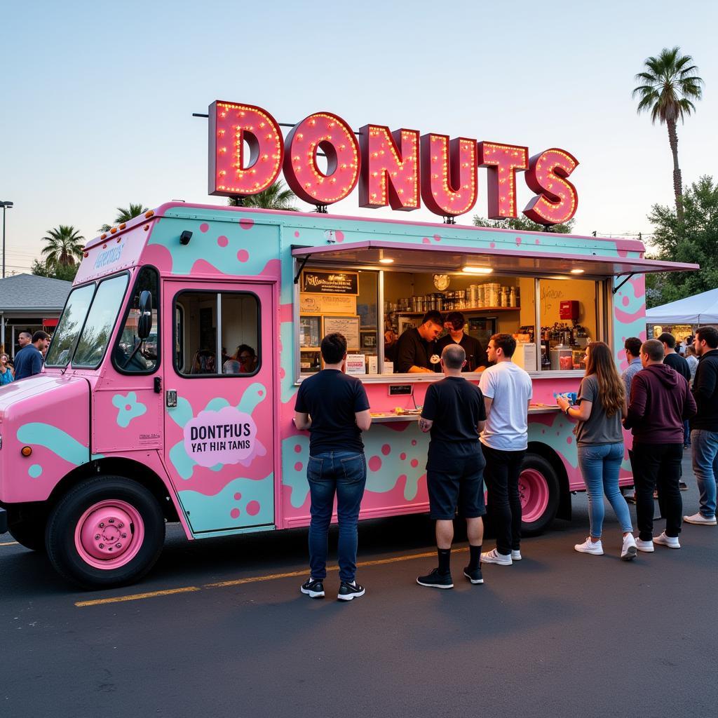 Donut Food Truck Exterior