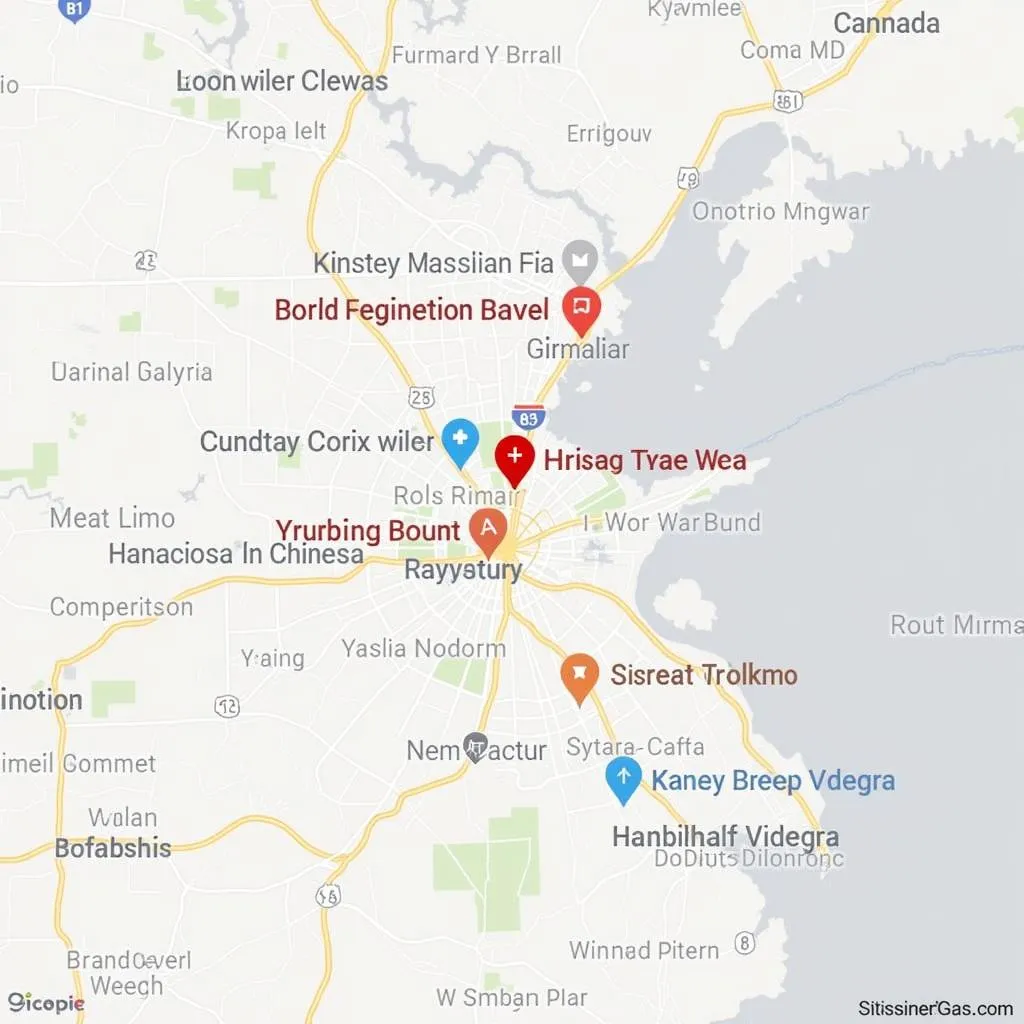 Map of Chinese Restaurants in Dracut