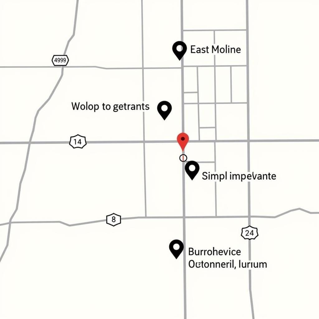 East Moline Food Pantry Map