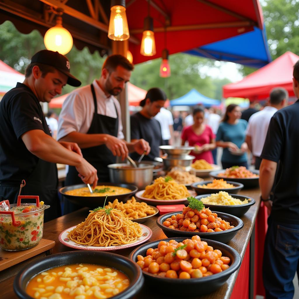 Food Stalls at the East Passyunk Food Festival