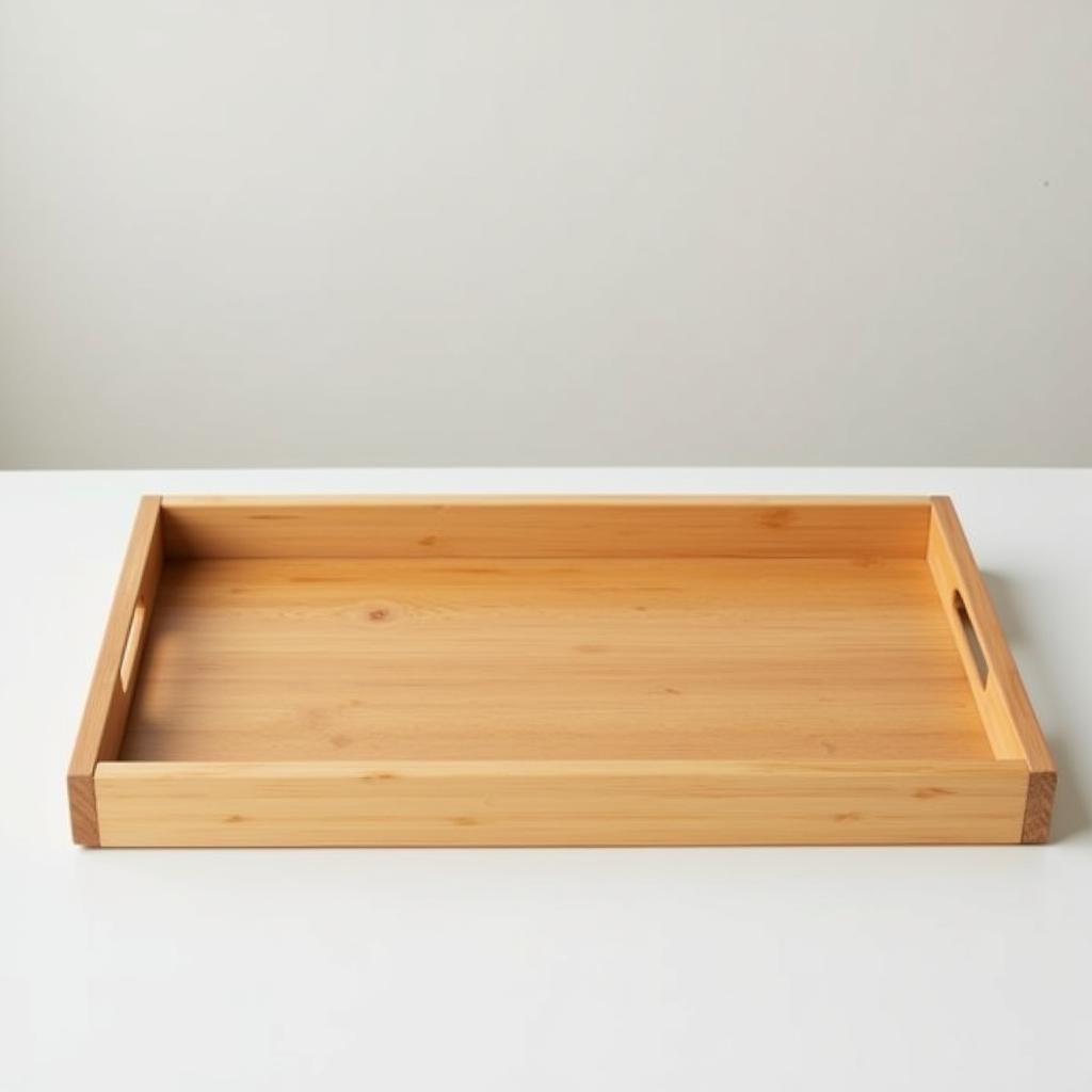 Eco-Friendly Bamboo Food Tray