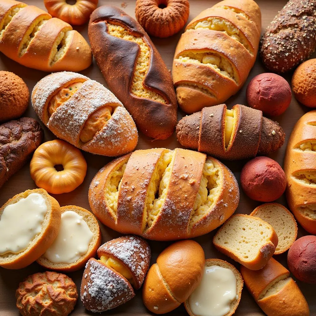 Assortment of baked goods at Econo Foods Bakery