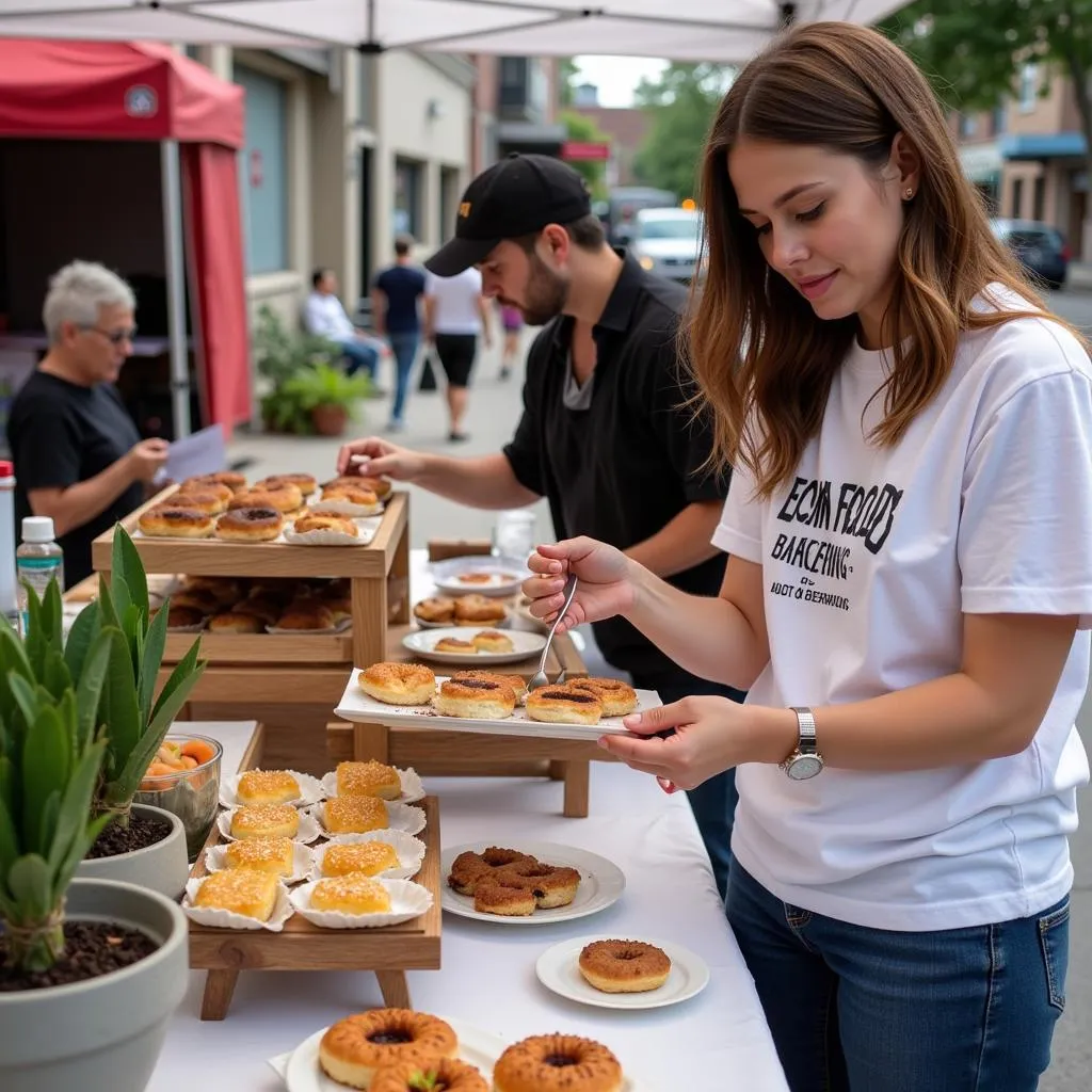 Econo Foods Bakery participating in a local farmers market or community event