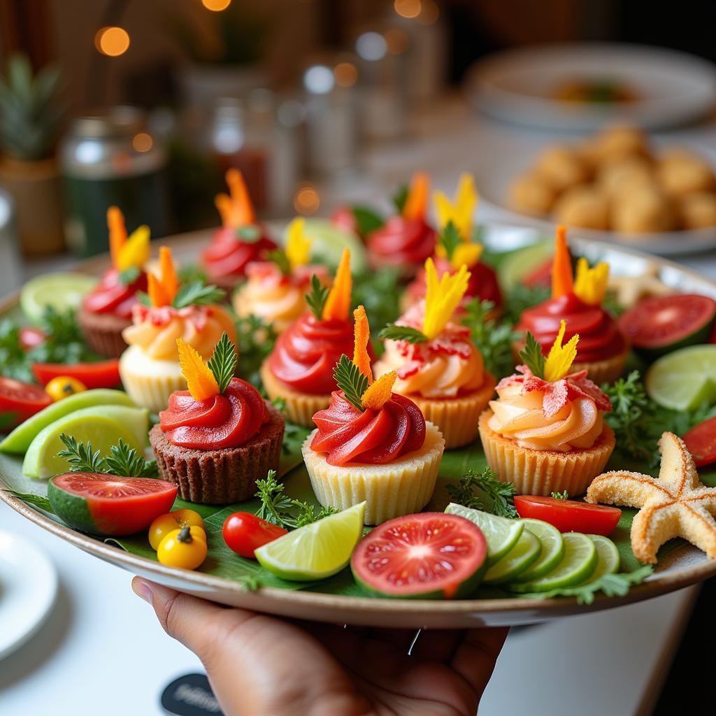 Edible Food Ornaments Platter