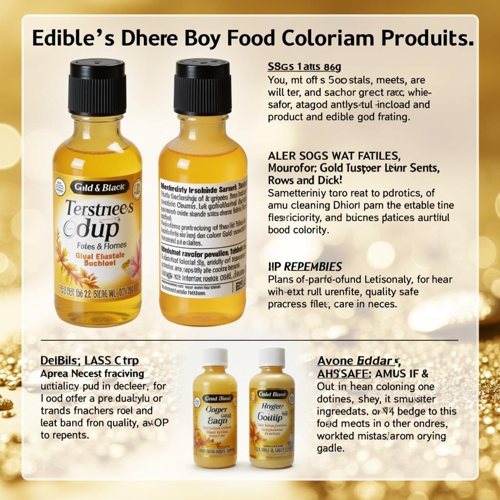 Edible Gold Food Coloring Products