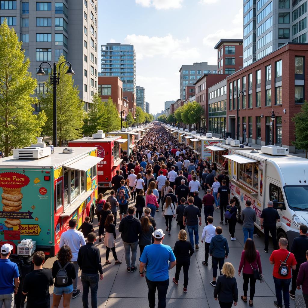 Vibrant Edmonton Food Truck Scene