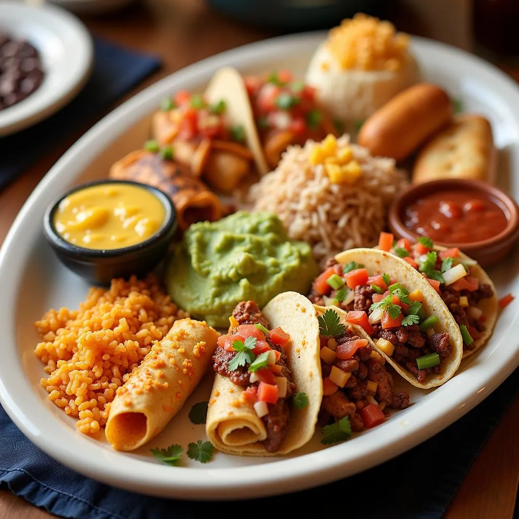 El Habanero Mexican Food Platter