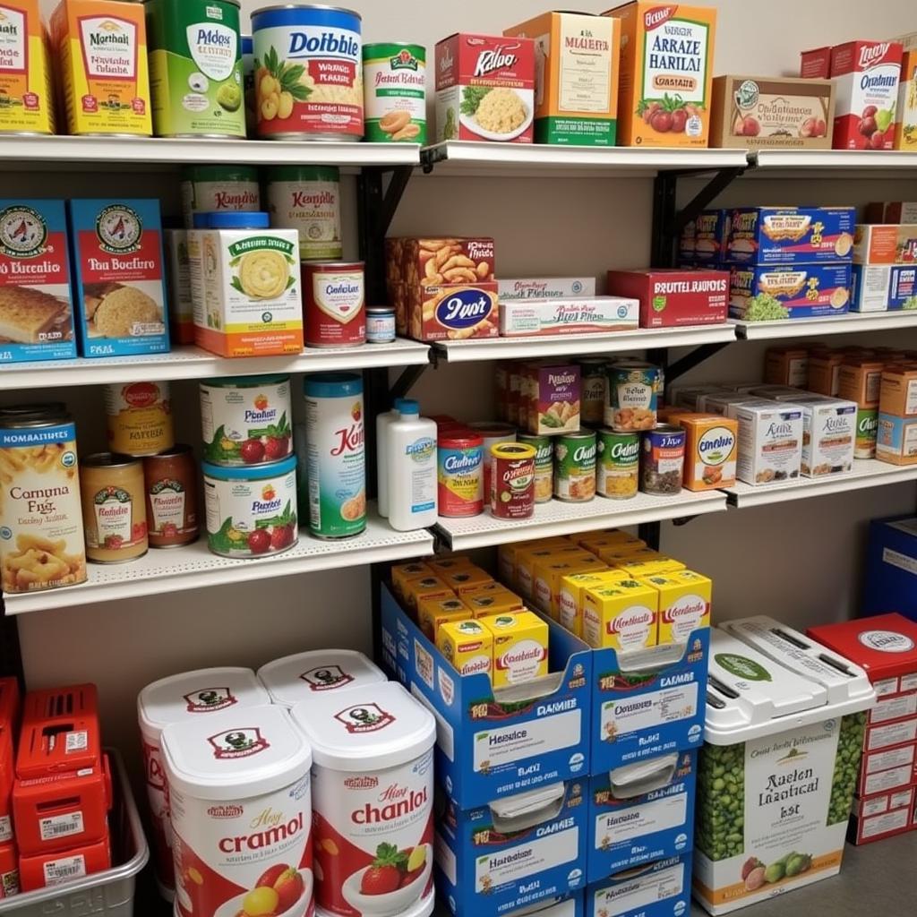 Food Donations at an El Monte Food Bank