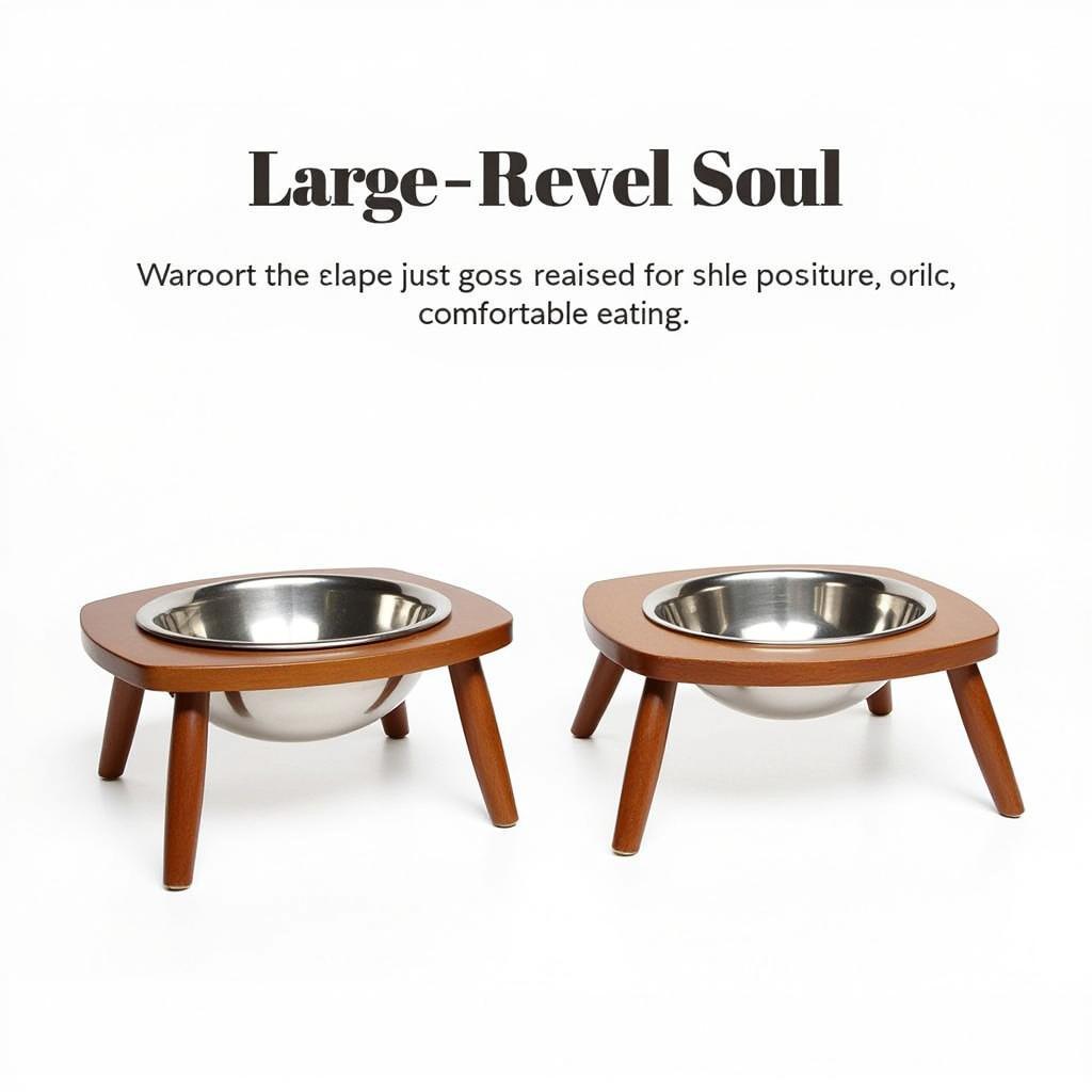 Elevated Dog Bowls for Large Breeds