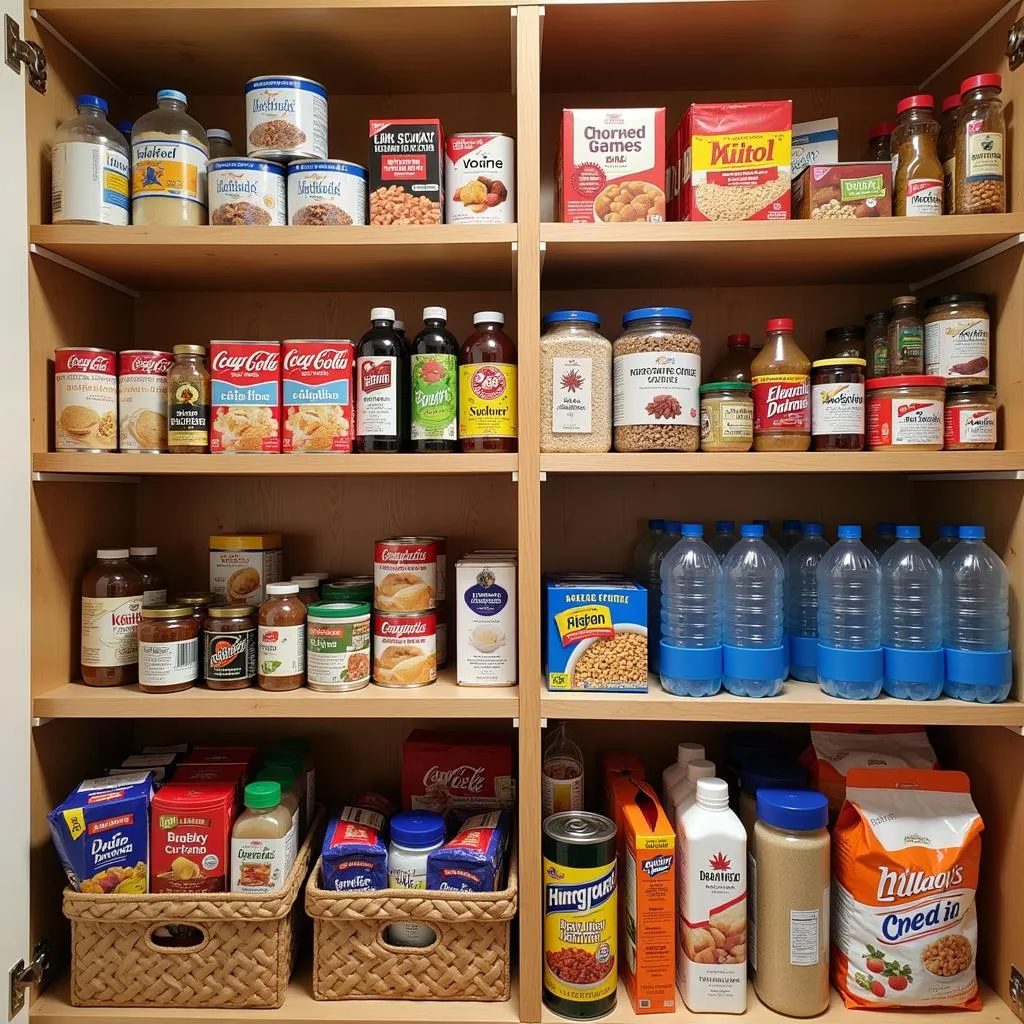 Emergency Food Supply Pantry