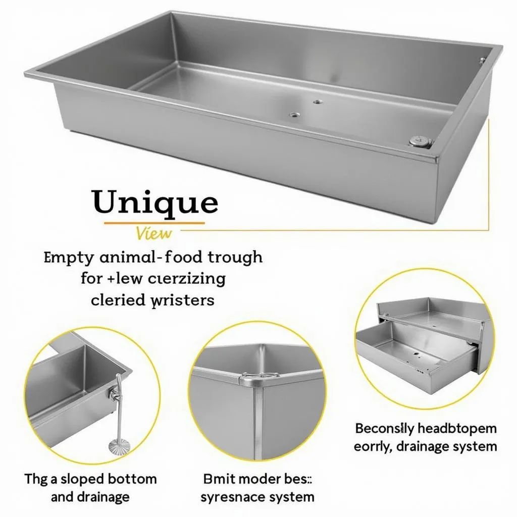 Empty Head Animal Food Trough Design