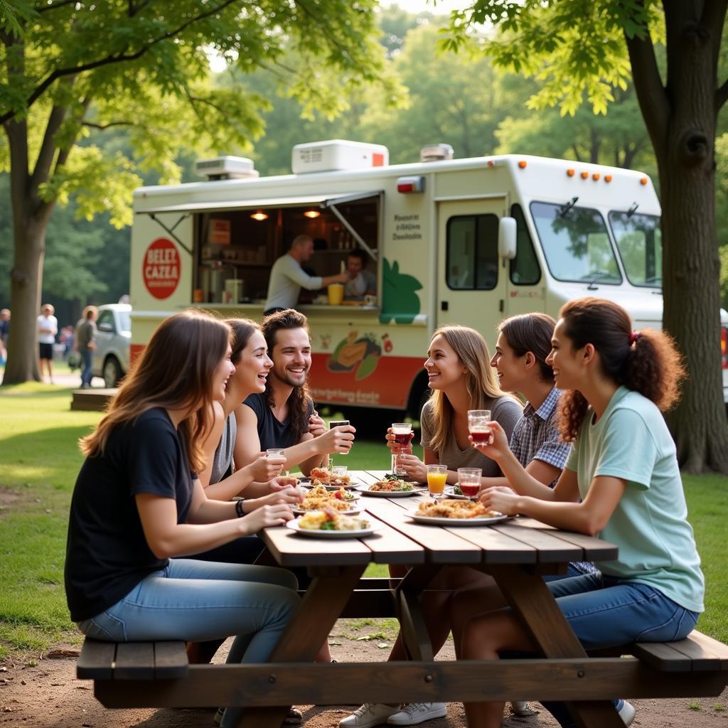 Enjoying Authentic Italian Food from a Denver Food Truck