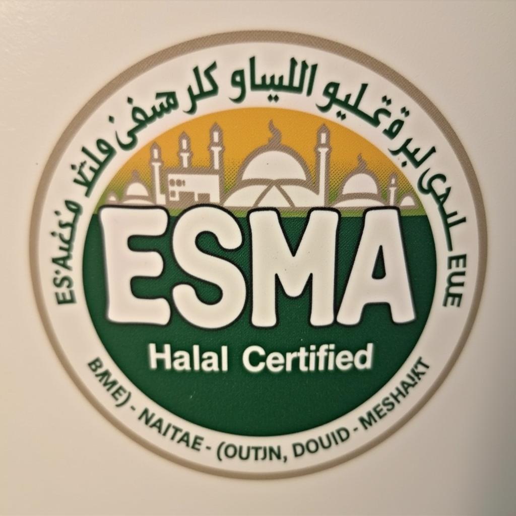 ESMA Halal certification logo