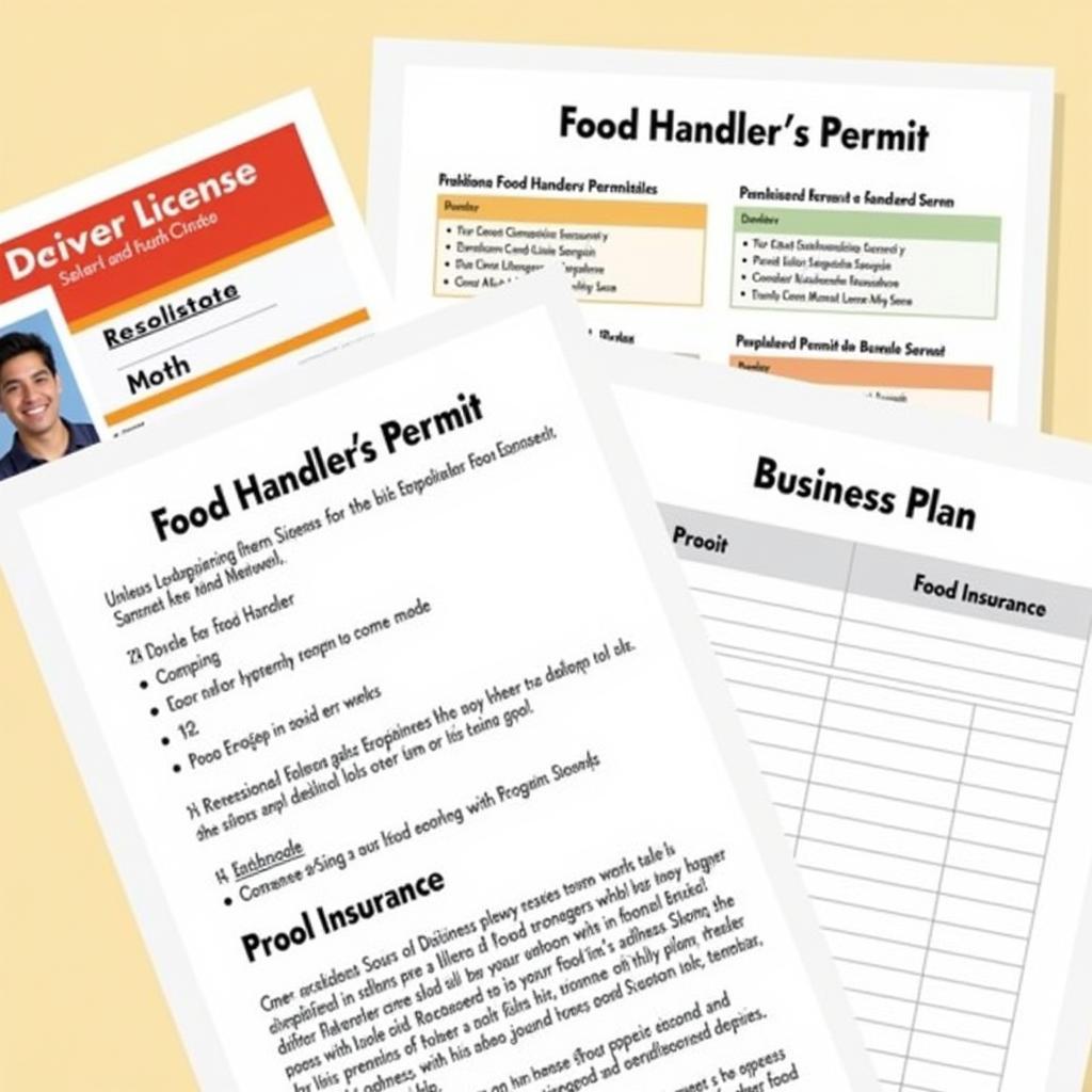 Essential Documents for a Food Vendor Application