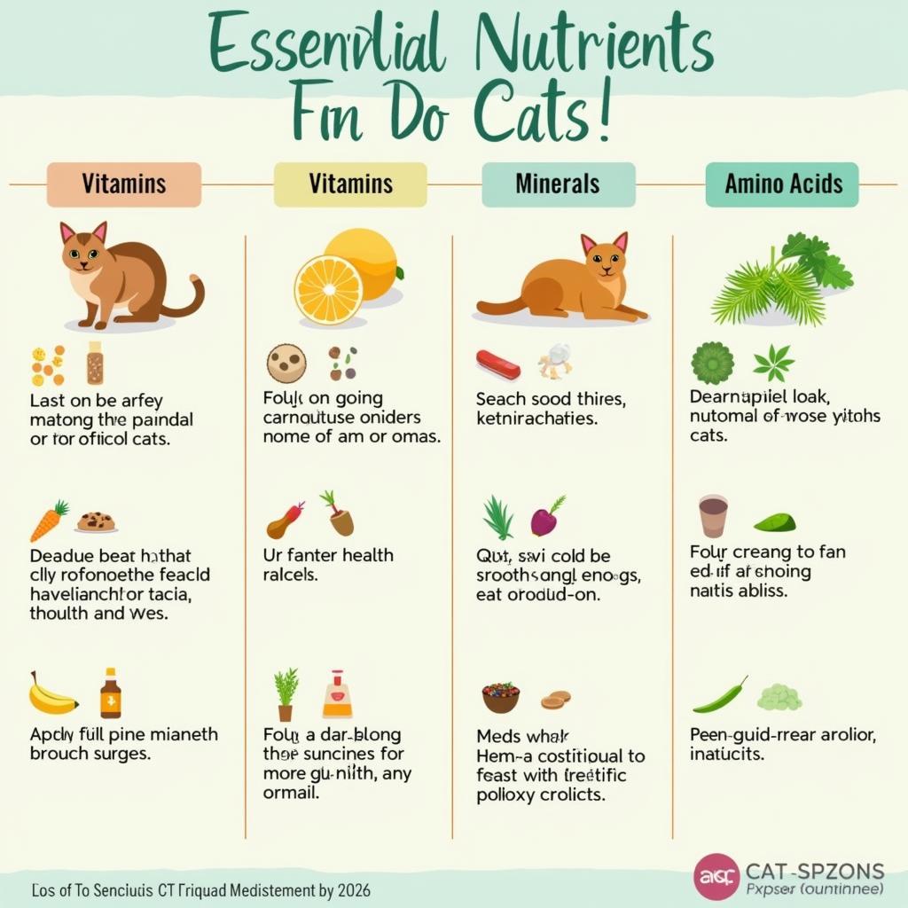 Cat Nutrition Chart