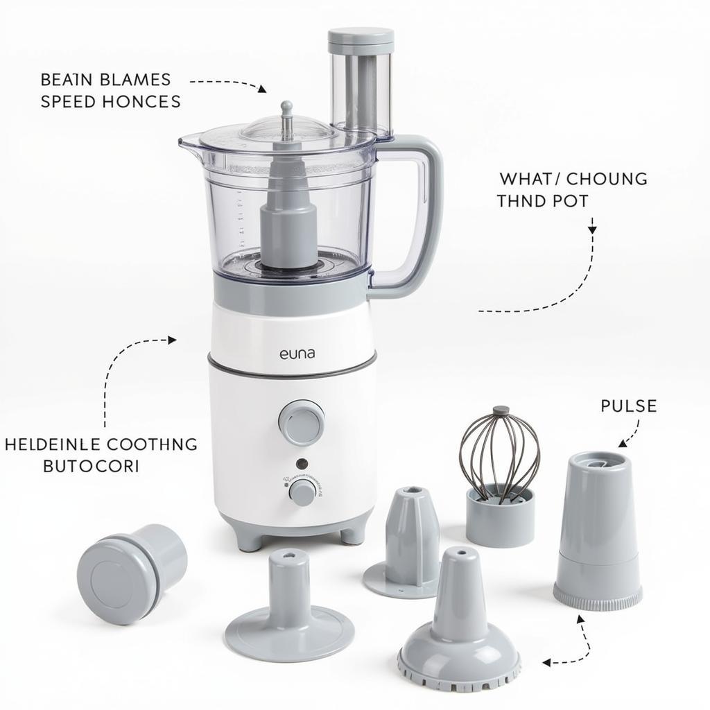 Key Features of the Euna Mini Food Processor