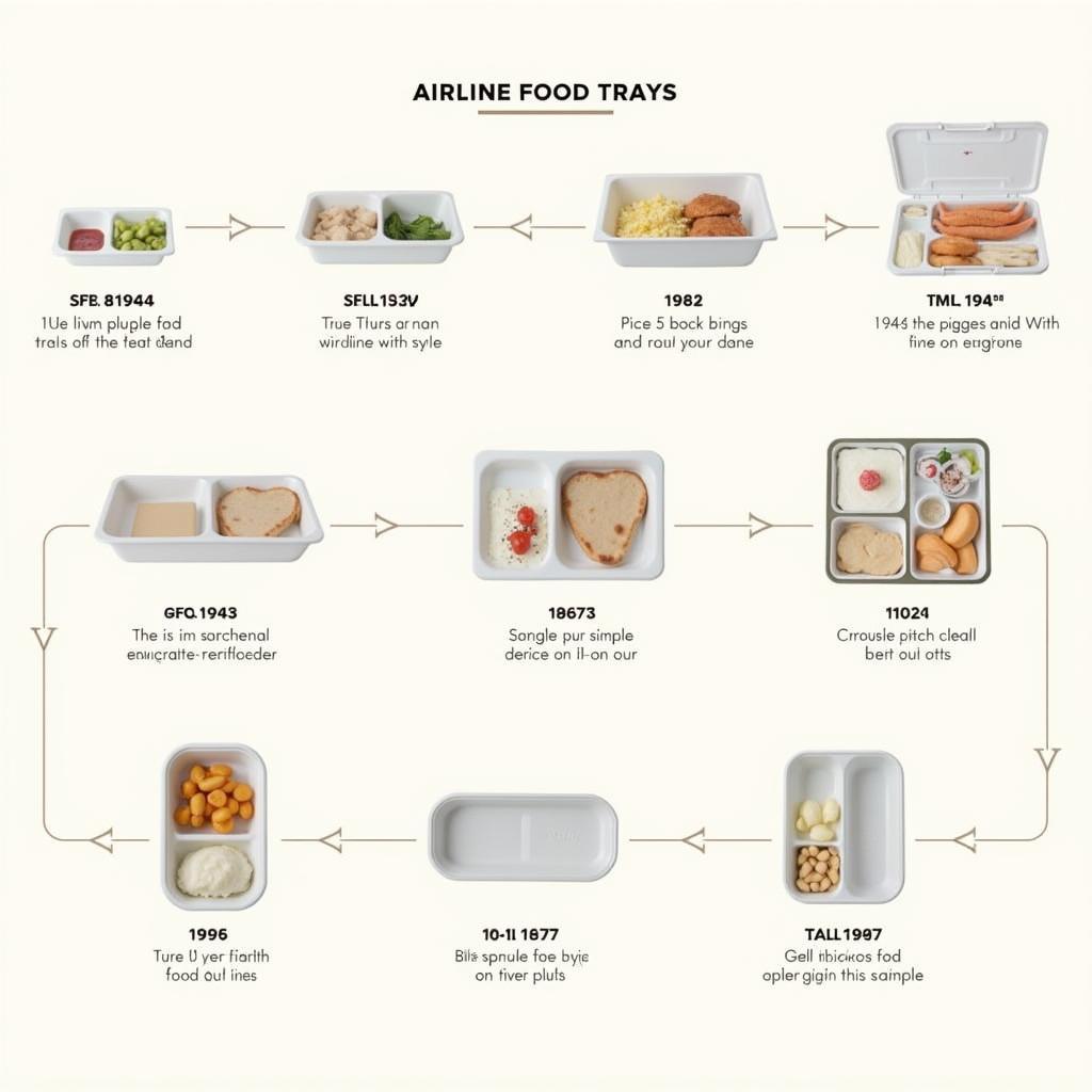 Evolution of Airline Food Trays