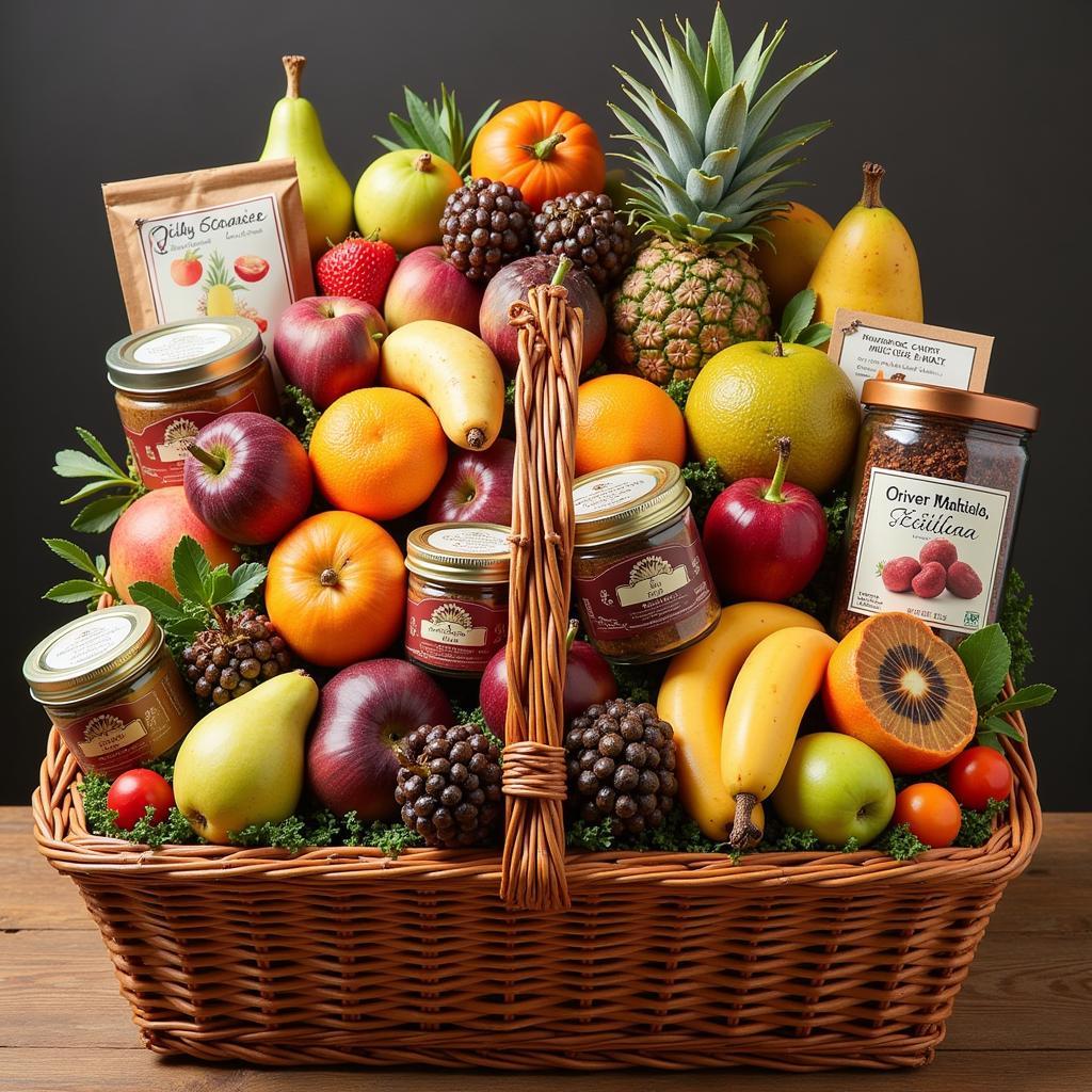 Exotic Food Gift Basket